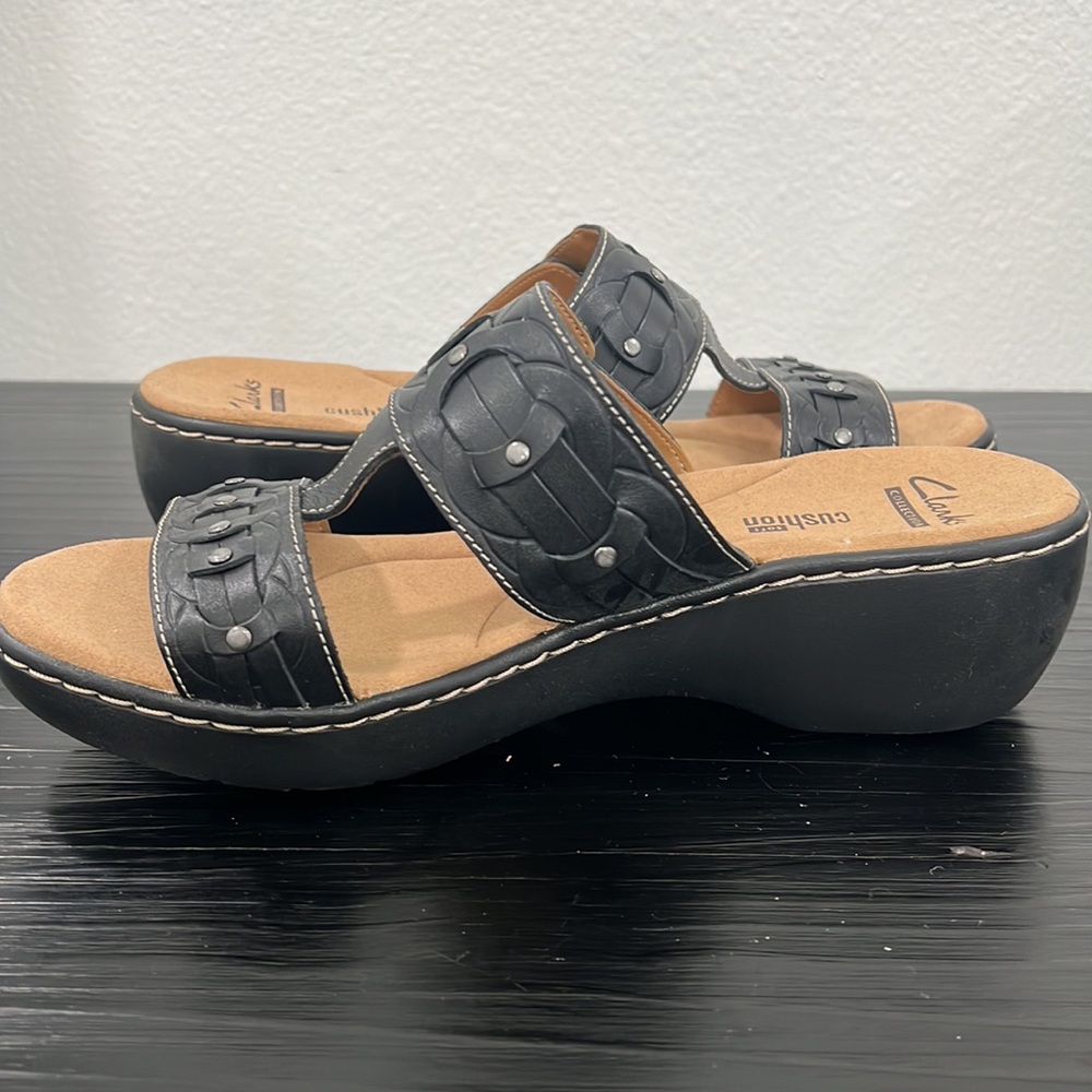 Clarks Women’s Sandals Delana Macrae Black Size 8 - Picture 8 of 15